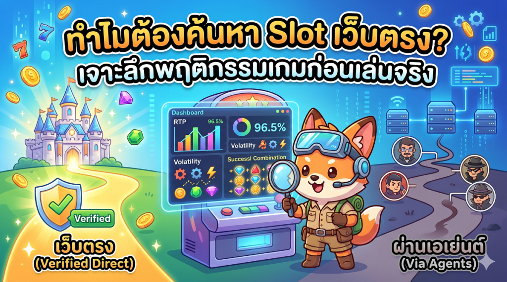 ทำไมต้องค้นหา Slot เว็บตรง? เจาะลึกพฤติกรรมเกมก่อนเล่นจริง 69 ทำไมต้องค้นหา Slot เว็บตรง