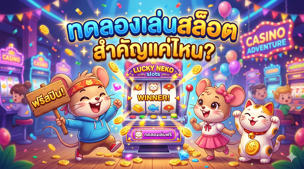 ทดลองเล่นสล็อต สำคัญแค่ไหน? ถอดรหัสพฤติกรรมสล็อตก่อนเล่นจริง 2 ทดลองเล่นสล็อต