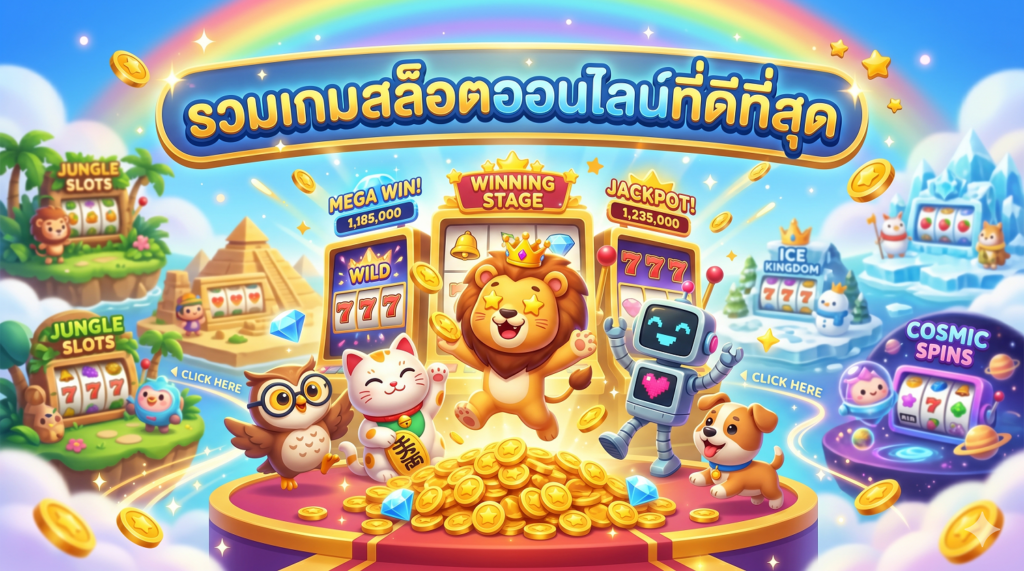 รวมเกมสล็อตออนไลน์ที่ดีที่สุด 2026 รีวิวเจาะลึกสล็อตเว็บตรงแตกง่าย 64 รวมเกมสล็อตออนไลน์ที่ดีที่สุด